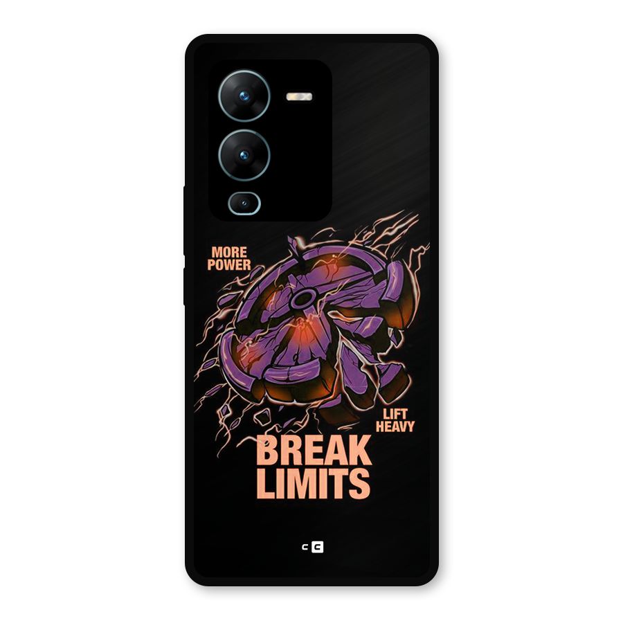Break Limits Metal Back Case for Vivo V25 Pro