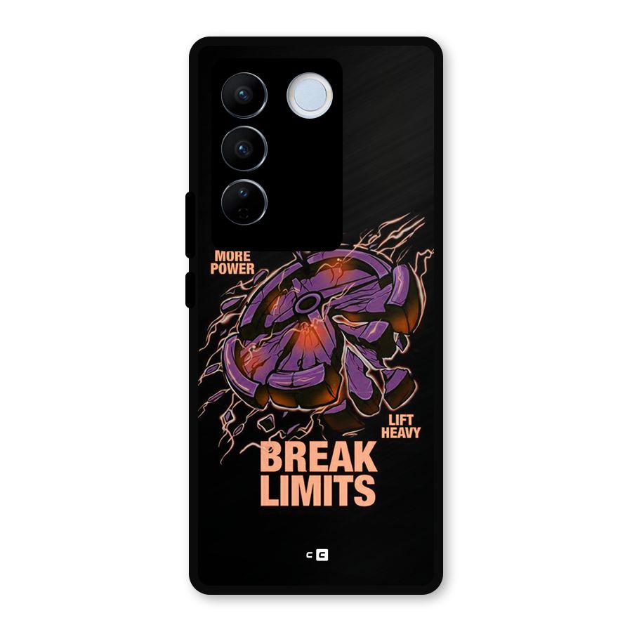 Break Limits Metal Back Case for Vivo V27