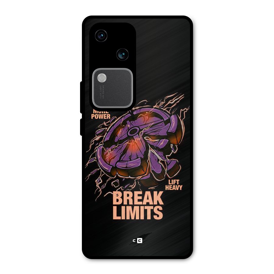 Break Limits Metal Back Case for Vivo V30 Pro