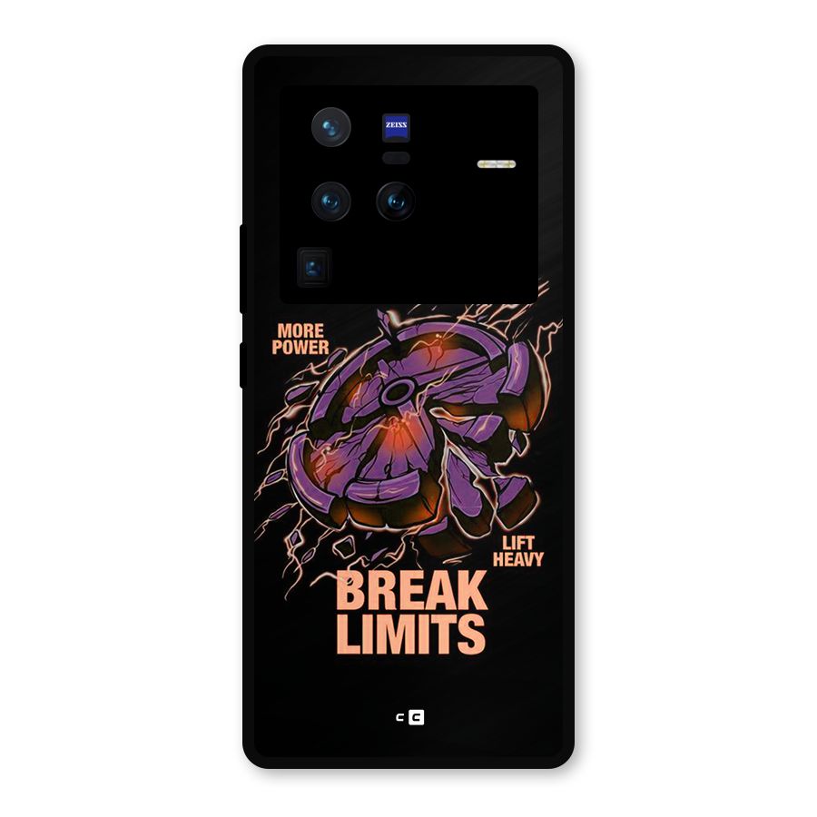 Break Limits Metal Back Case for Vivo X80 Pro