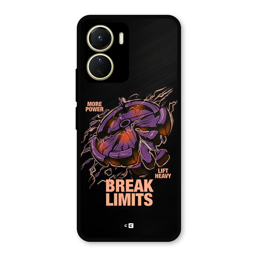 Break Limits Metal Back Case for Vivo Y16