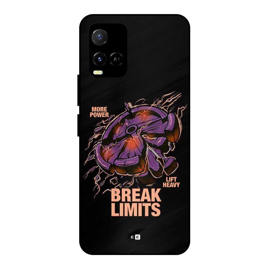 Break Limits Metal Back Case for Vivo Y33s