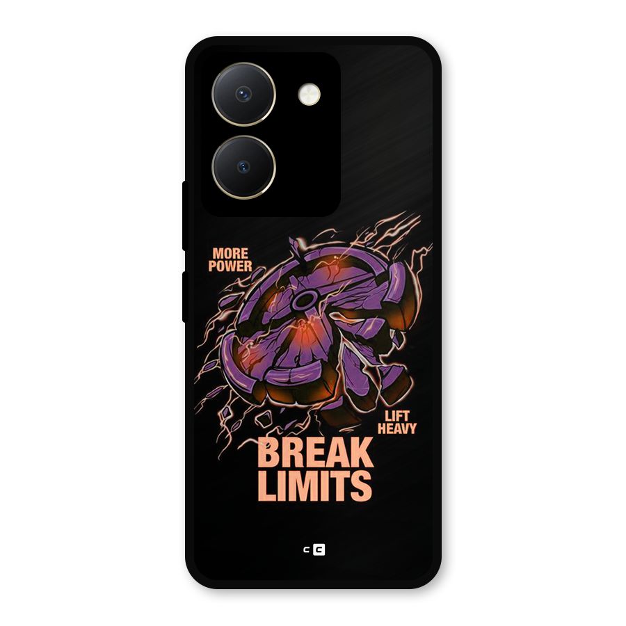 Break Limits Metal Back Case for Vivo Y36