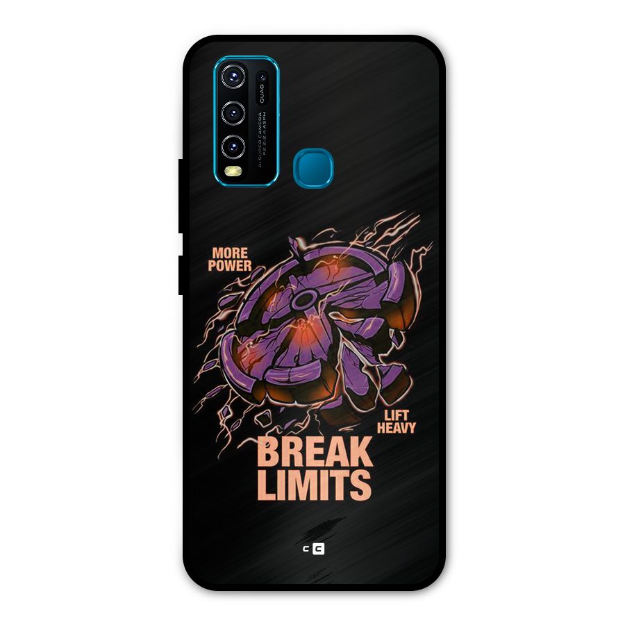 Break Limits Metal Back Case for Vivo Y50
