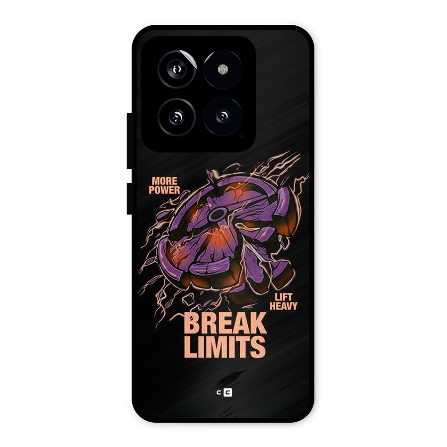 Break Limits Metal Back Case for Xiaomi 14