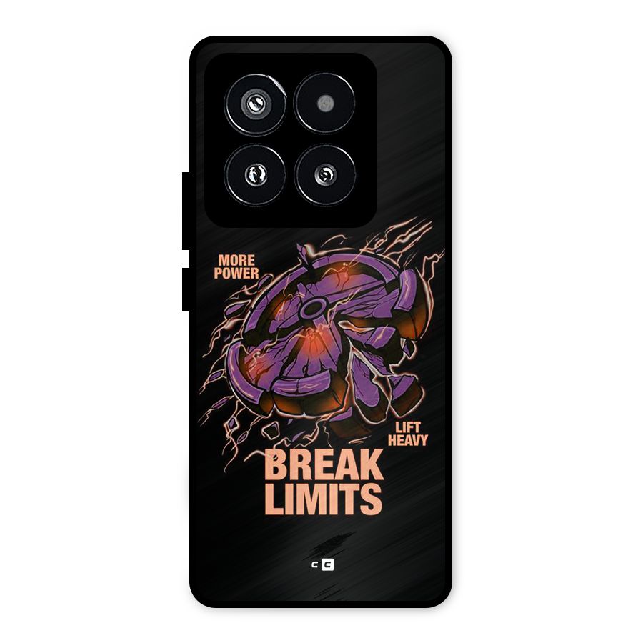 Break Limits Metal Back Case for Xiaomi 14 Pro