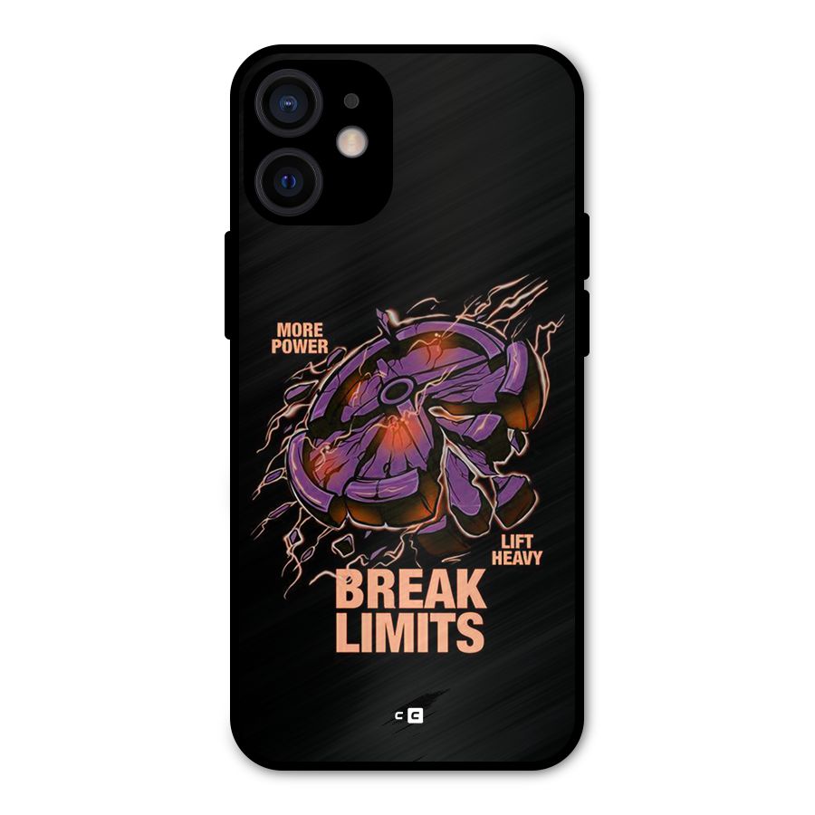 Break Limits Metal Back Case for iPhone 12 Mini