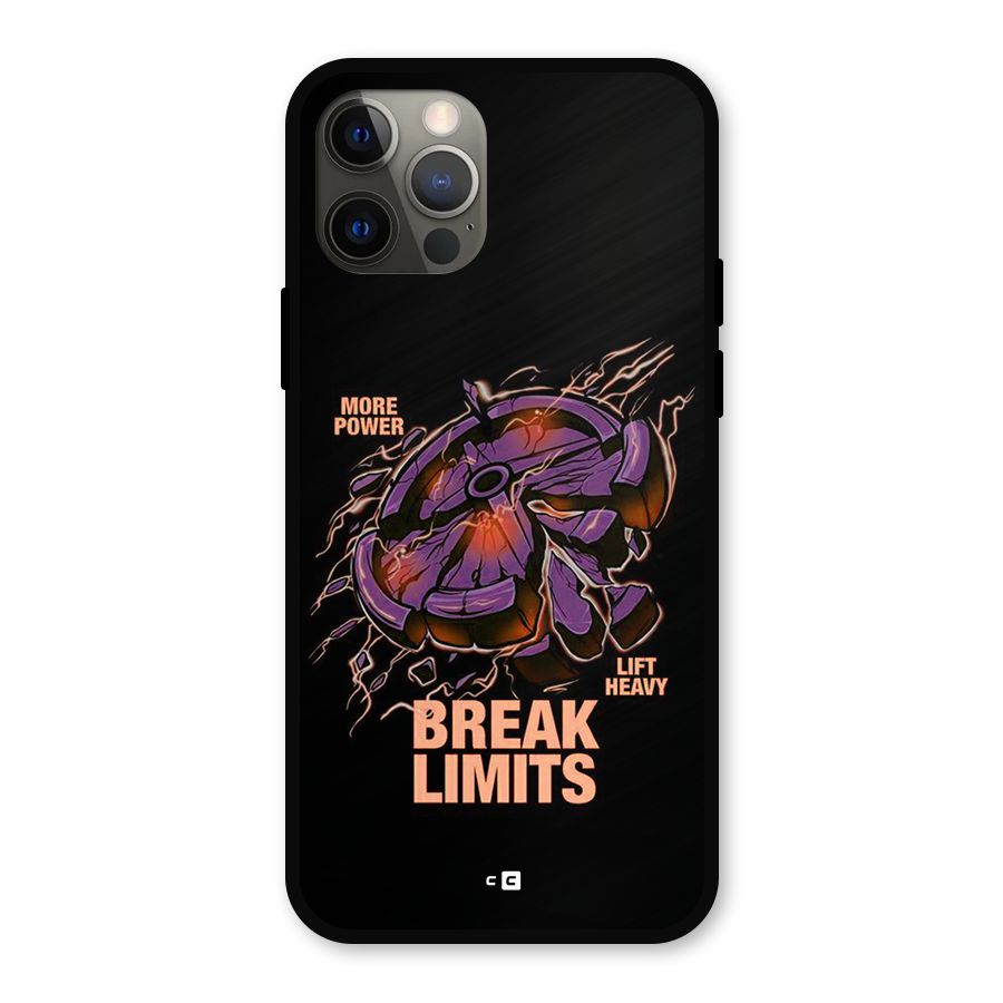 Break Limits Metal Back Case for iPhone 12 Pro
