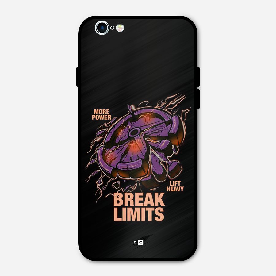 Break Limits Metal Back Case for iPhone 6 6s