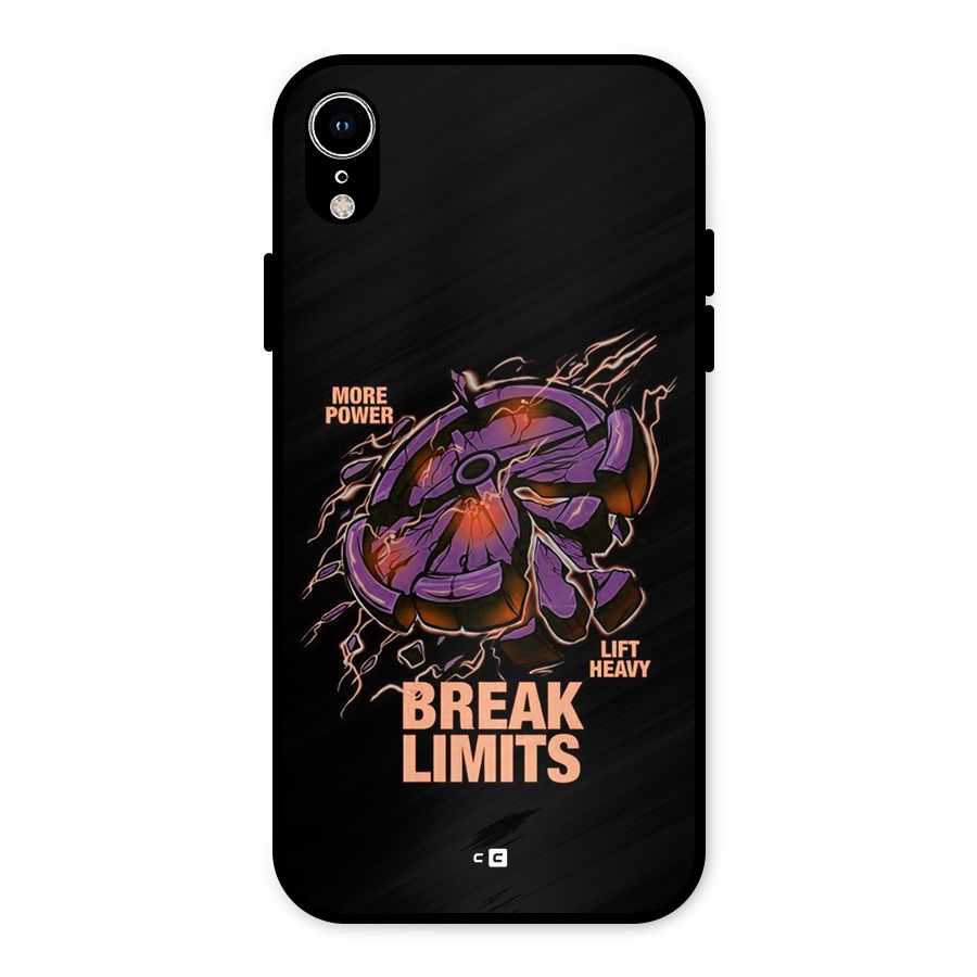 Break Limits Metal Back Case for iPhone XR