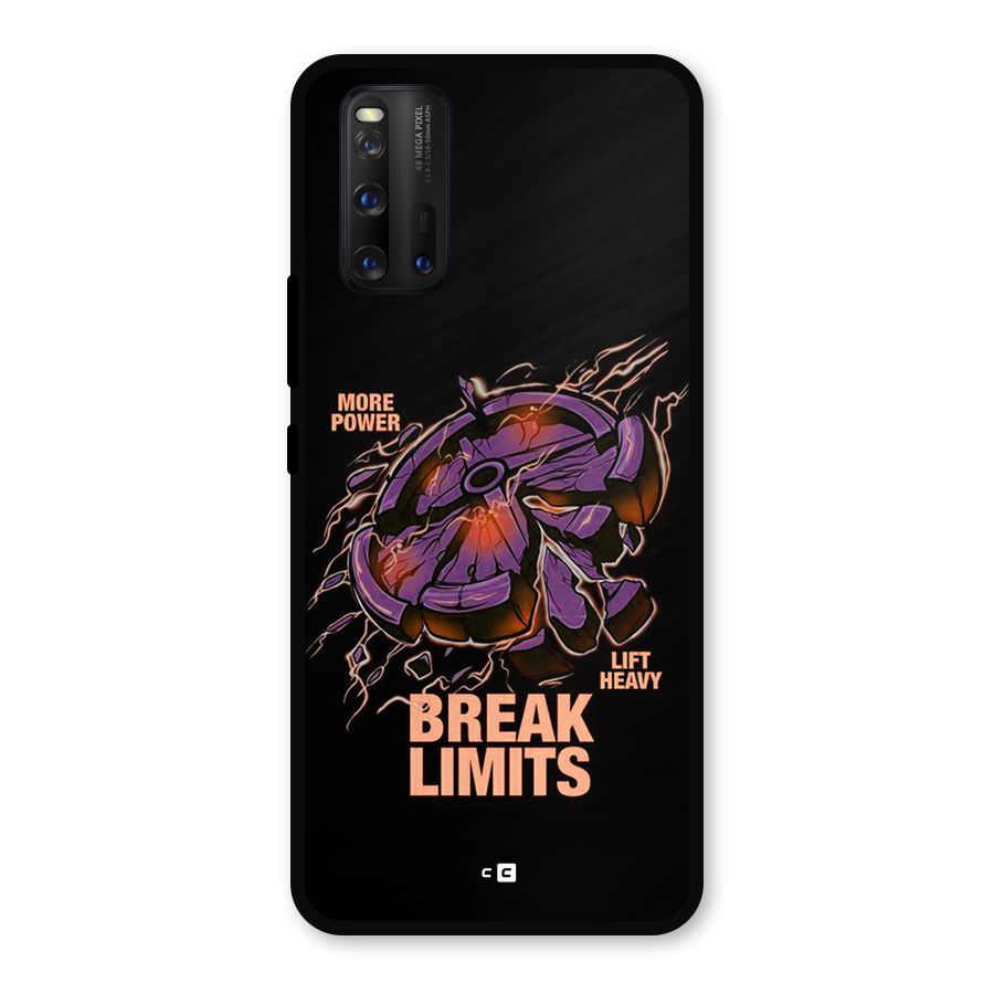 Break Limits Metal Back Case for iQOO 3