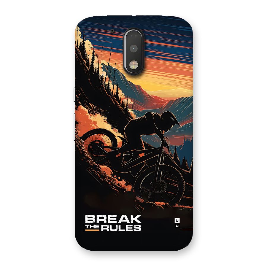 Break The Rules Back Case for Moto G4 Plus