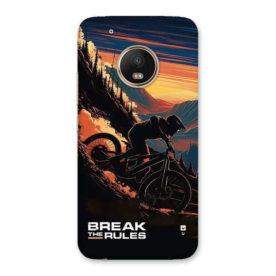 Break The Rules Back Case for Moto G5 Plus
