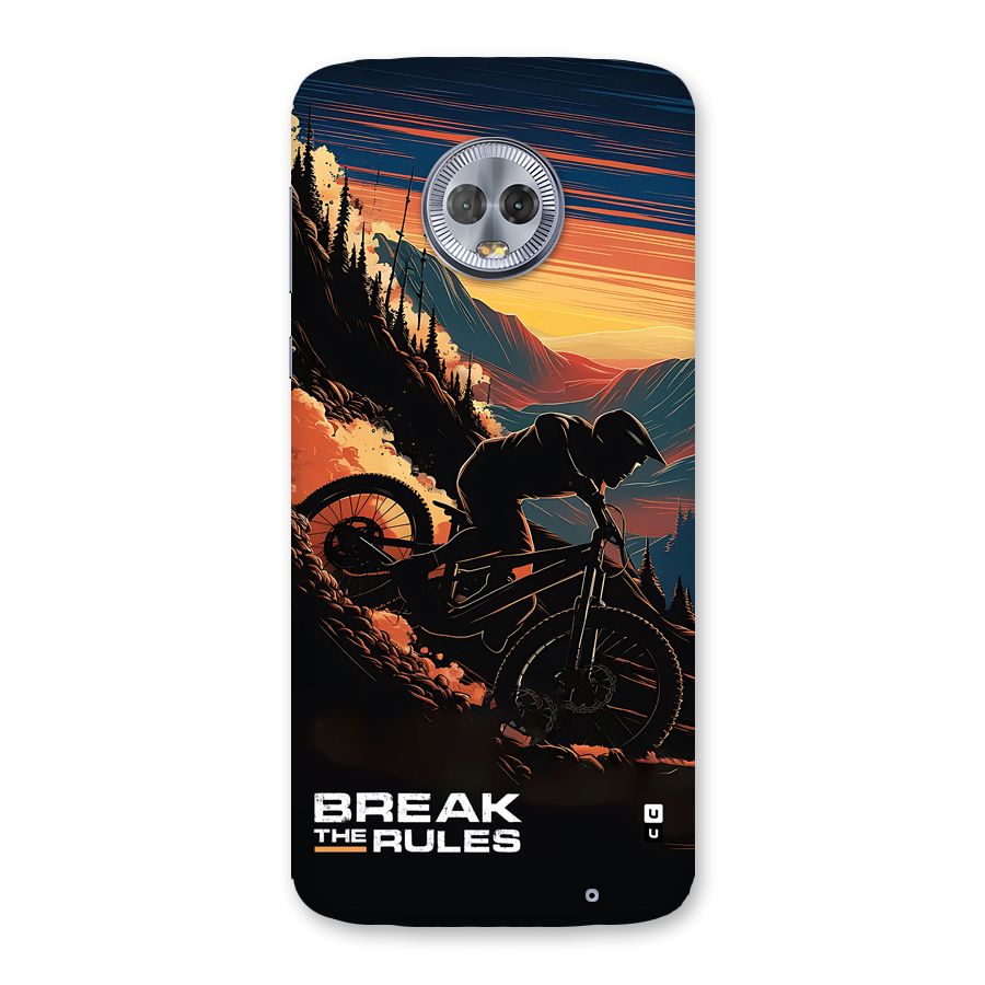 Break The Rules Back Case for Moto G6 Plus