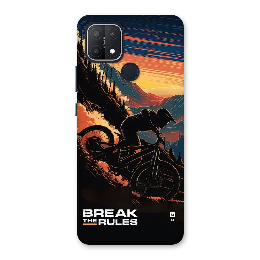 Break The Rules Back Case for Oppo A15s