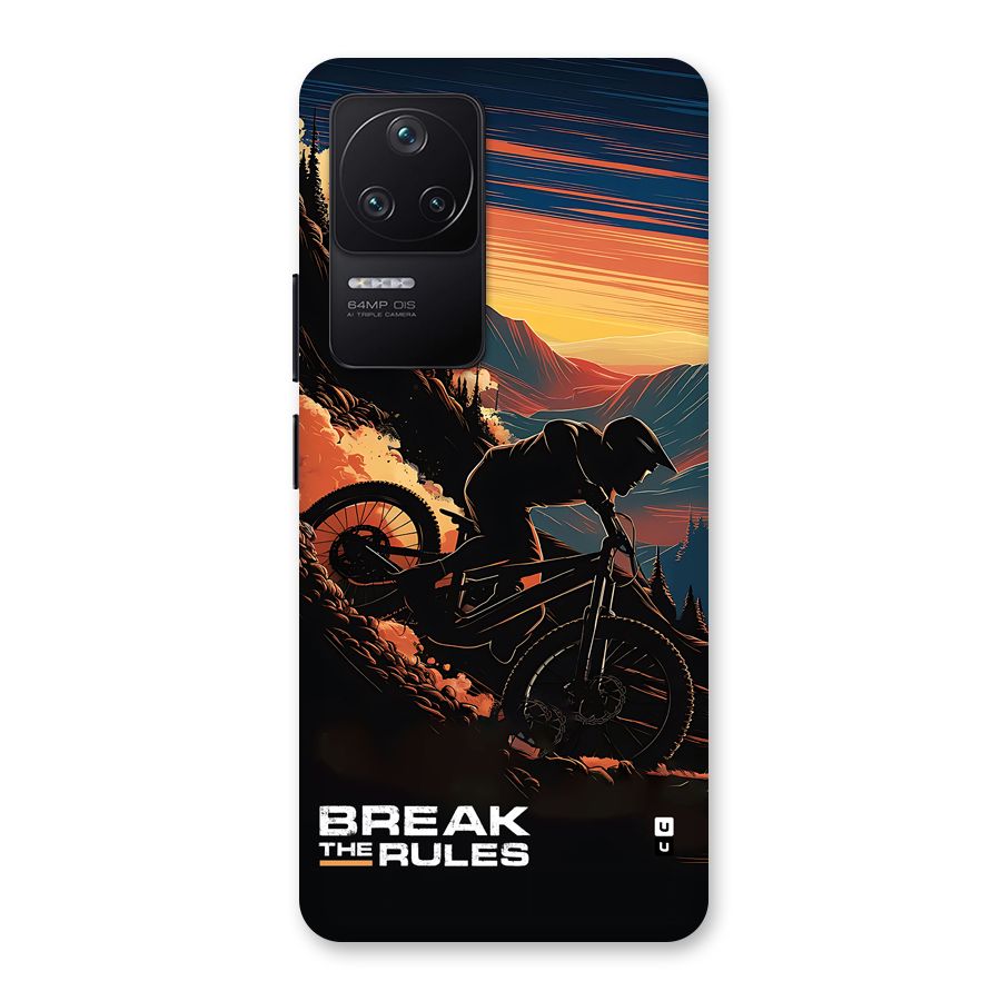 Break The Rules Back Case for Poco F4 5G