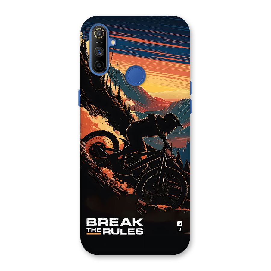 Break The Rules Back Case for Realme Narzo 10A