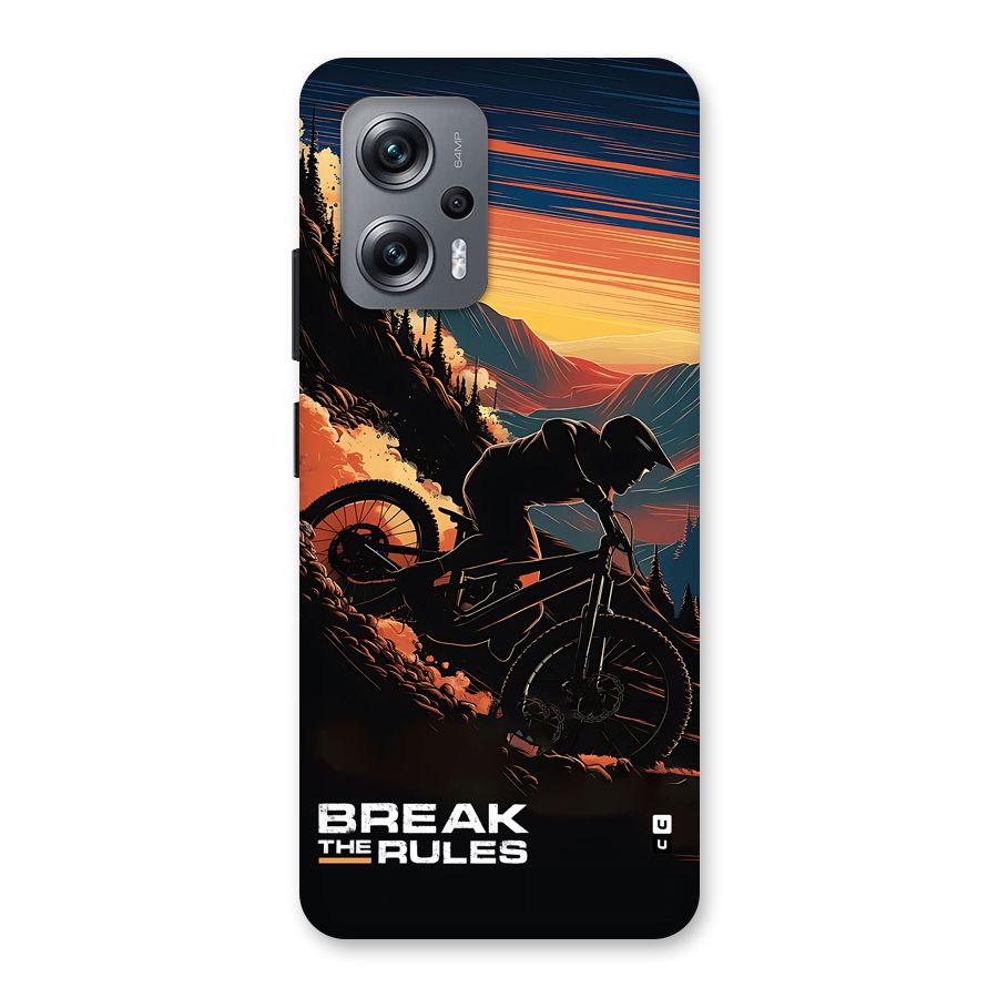 Break The Rules Back Case for Redmi K50i