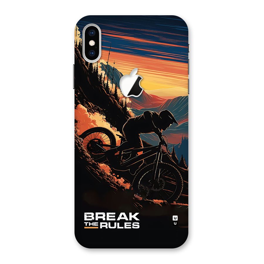 Break The Rules Back Case for iPhone XS Max Apple Cut