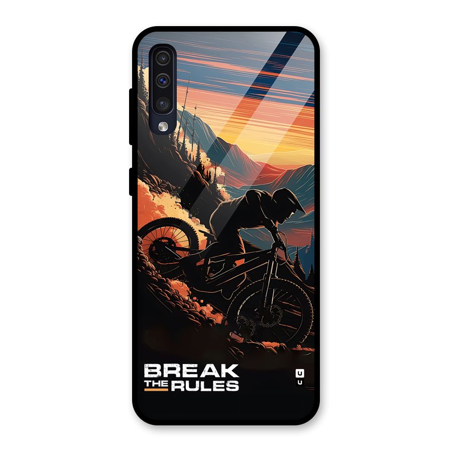Break The Rules Glass Back Case for Galaxy A50s