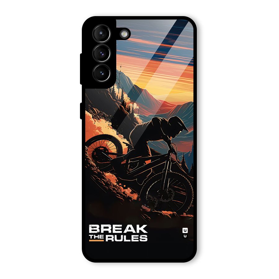 Break The Rules Glass Back Case for Galaxy S21 Plus