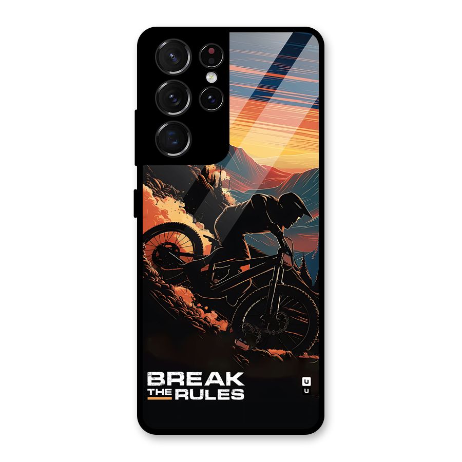 Break The Rules Glass Back Case for Galaxy S21 Ultra 5G