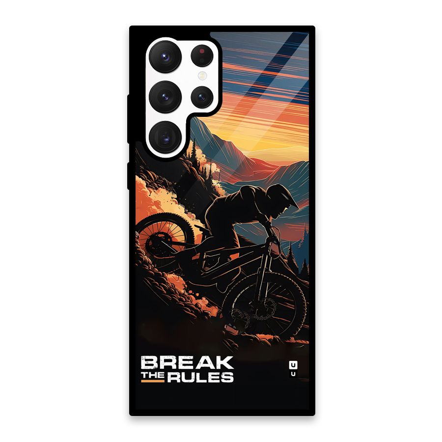 Break The Rules Glass Back Case for Galaxy S22 Ultra 5G