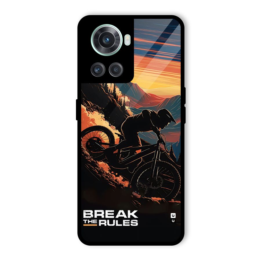 Break The Rules Glass Back Case for OnePlus 10R