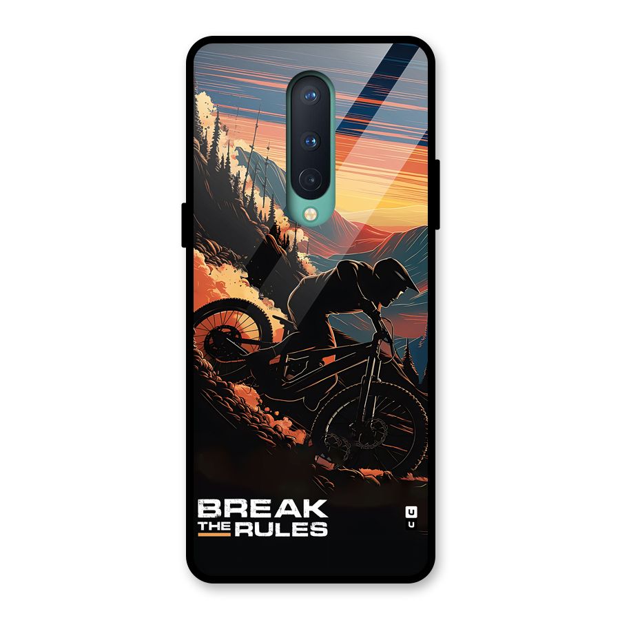 Break The Rules Glass Back Case for OnePlus 8