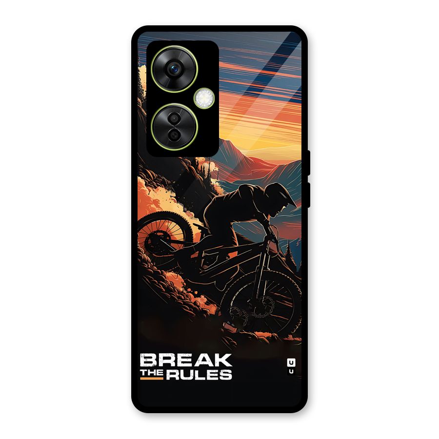Break The Rules Glass Back Case for OnePlus Nord CE 3 Lite