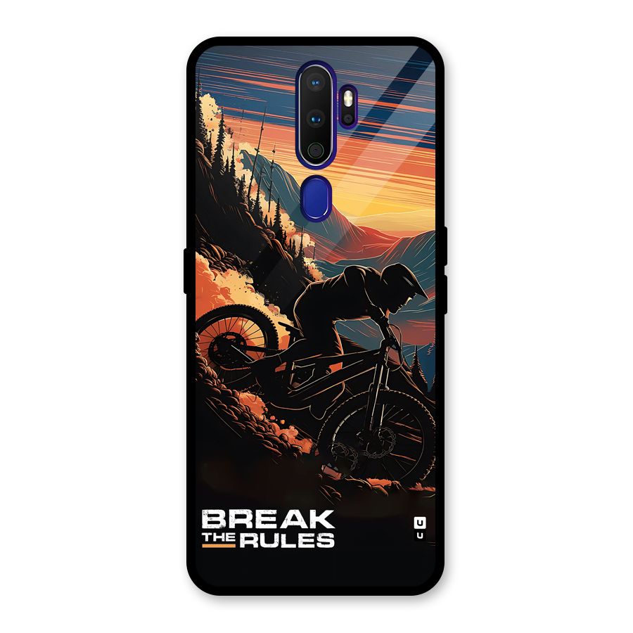Break The Rules Glass Back Case for Oppo A9 (2020)