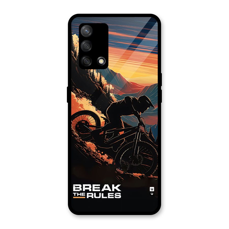 Break The Rules Glass Back Case for Oppo F19