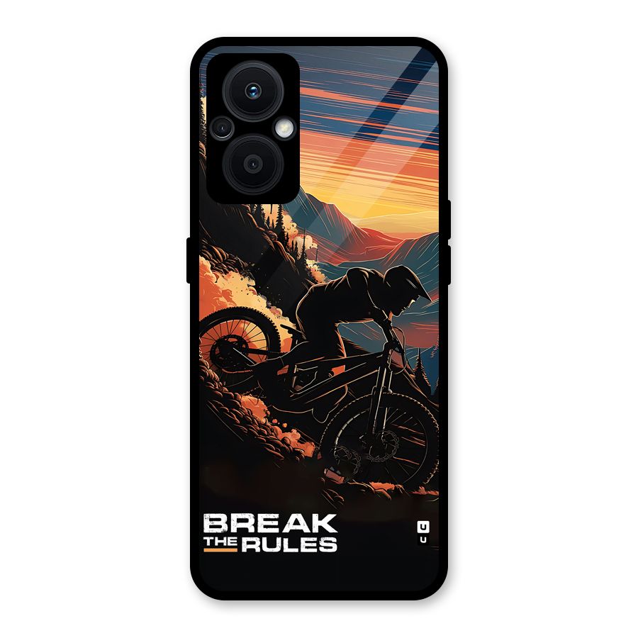 Break The Rules Glass Back Case for Oppo F21s Pro 5G