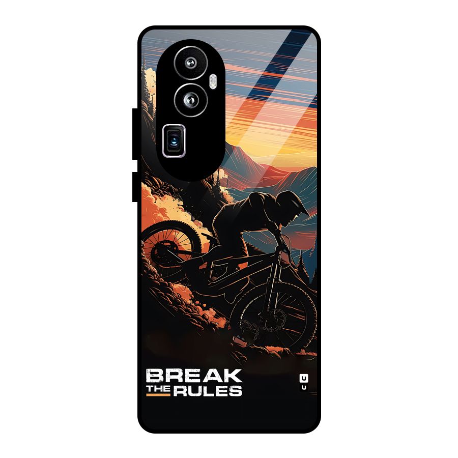 Break The Rules Glass Back Case for Oppo Reno10 Pro Plus