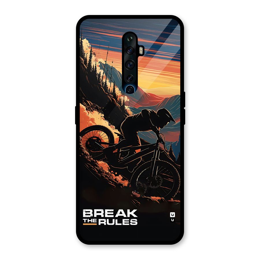 Break The Rules Glass Back Case for Oppo Reno2 Z