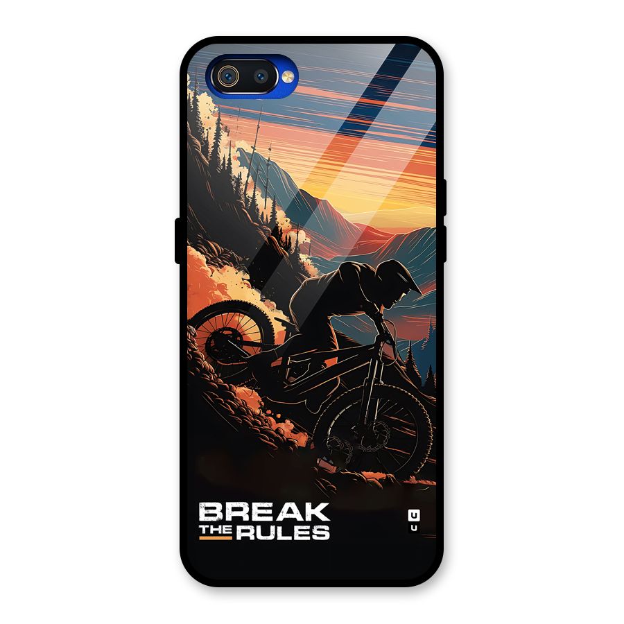 Break The Rules Glass Back Case for Realme C2