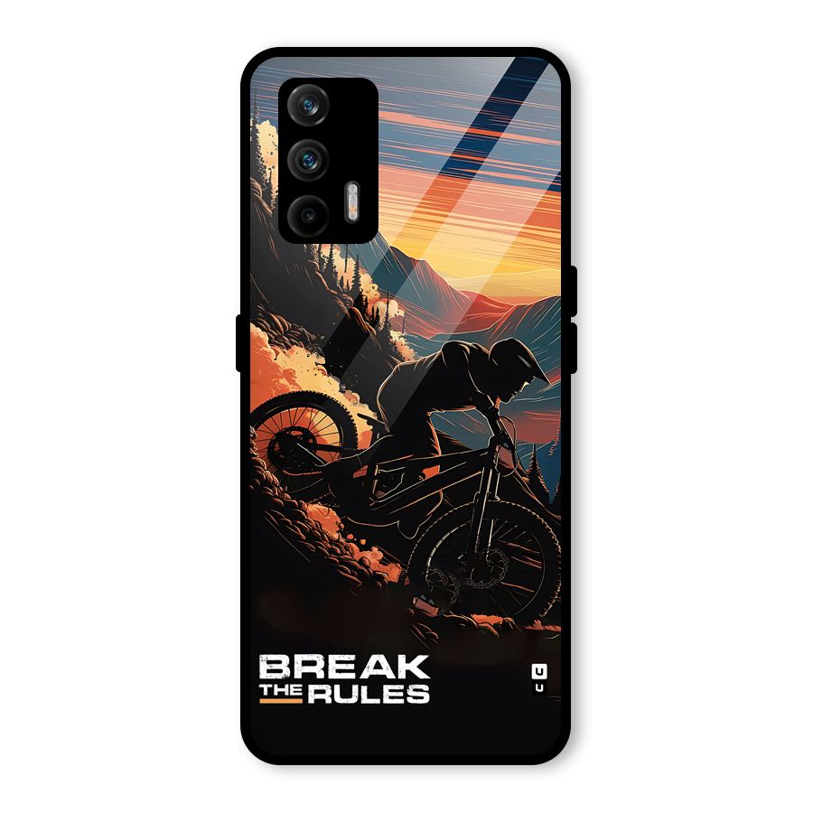 Break The Rules Glass Back Case for Realme GT 5G
