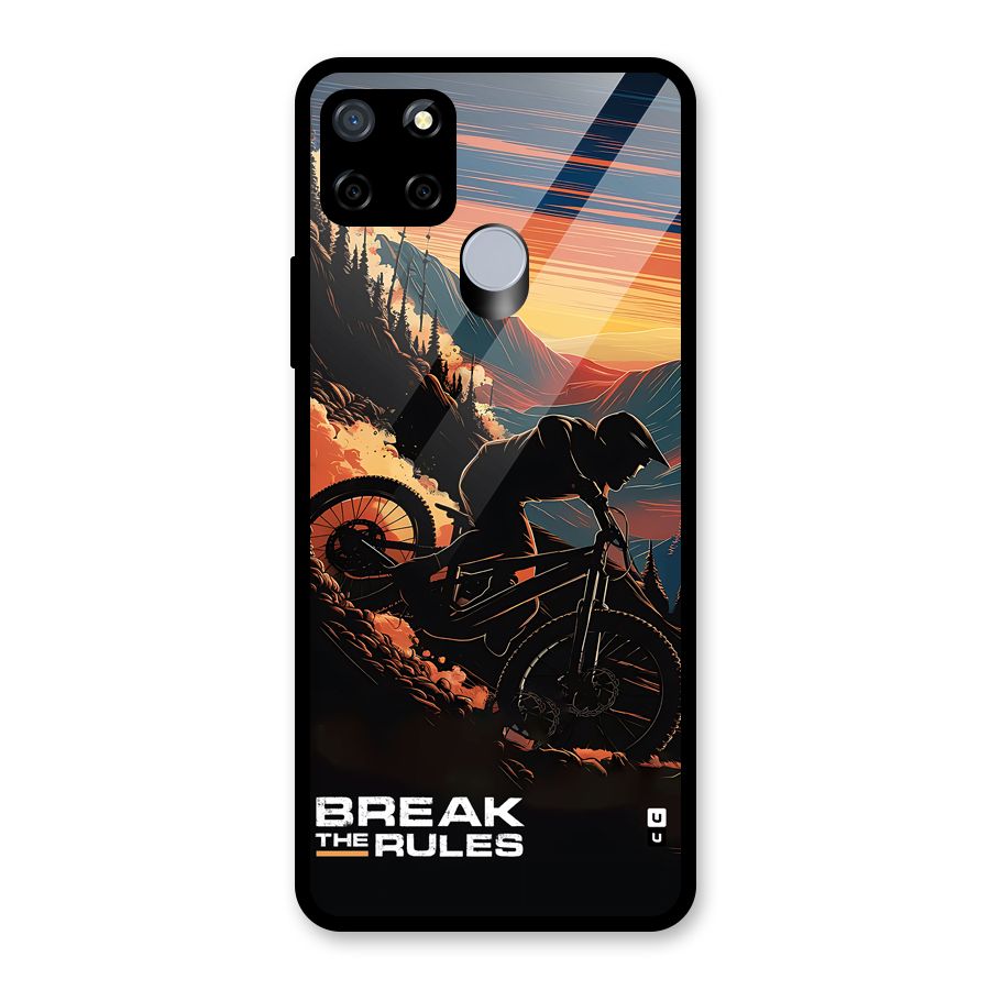 Break The Rules Glass Back Case for Realme Narzo 20