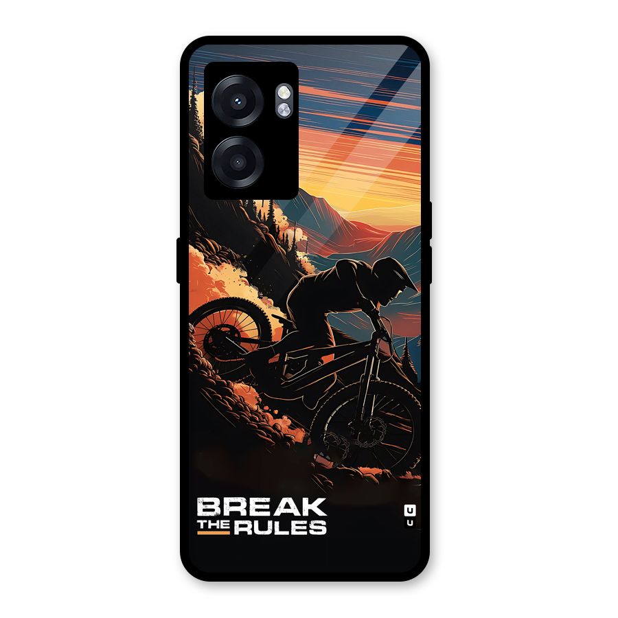 Break The Rules Glass Back Case for Realme Narzo 50 5G