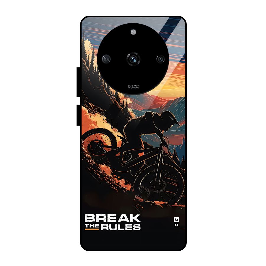 Break The Rules Glass Back Case for Realme Narzo 60 5G