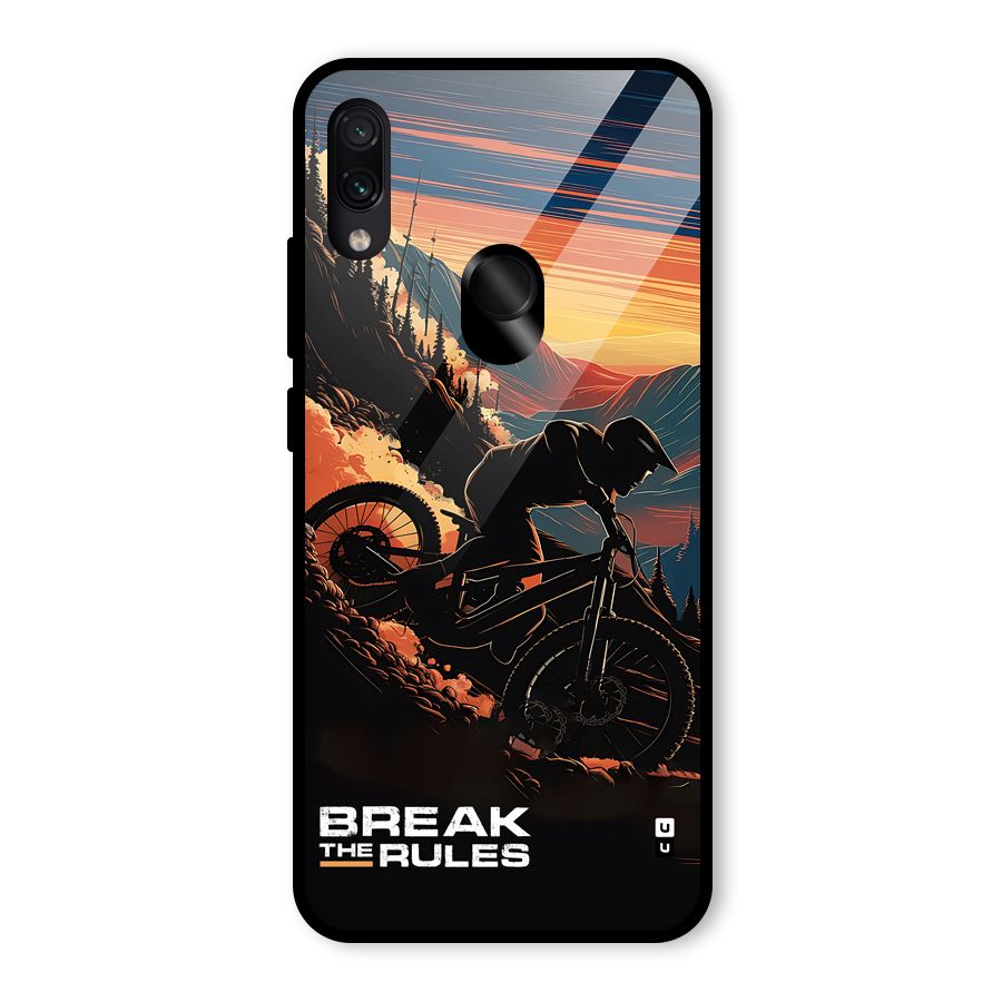 Break The Rules Glass Back Case for Redmi Note 7S