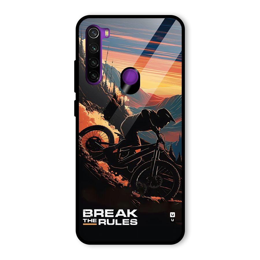 Break The Rules Glass Back Case for Redmi Note 8