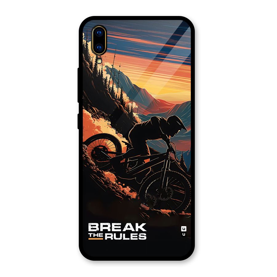 Break The Rules Glass Back Case for Vivo V11 Pro