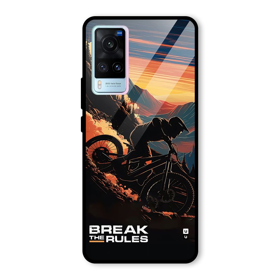 Break The Rules Glass Back Case for Vivo X60