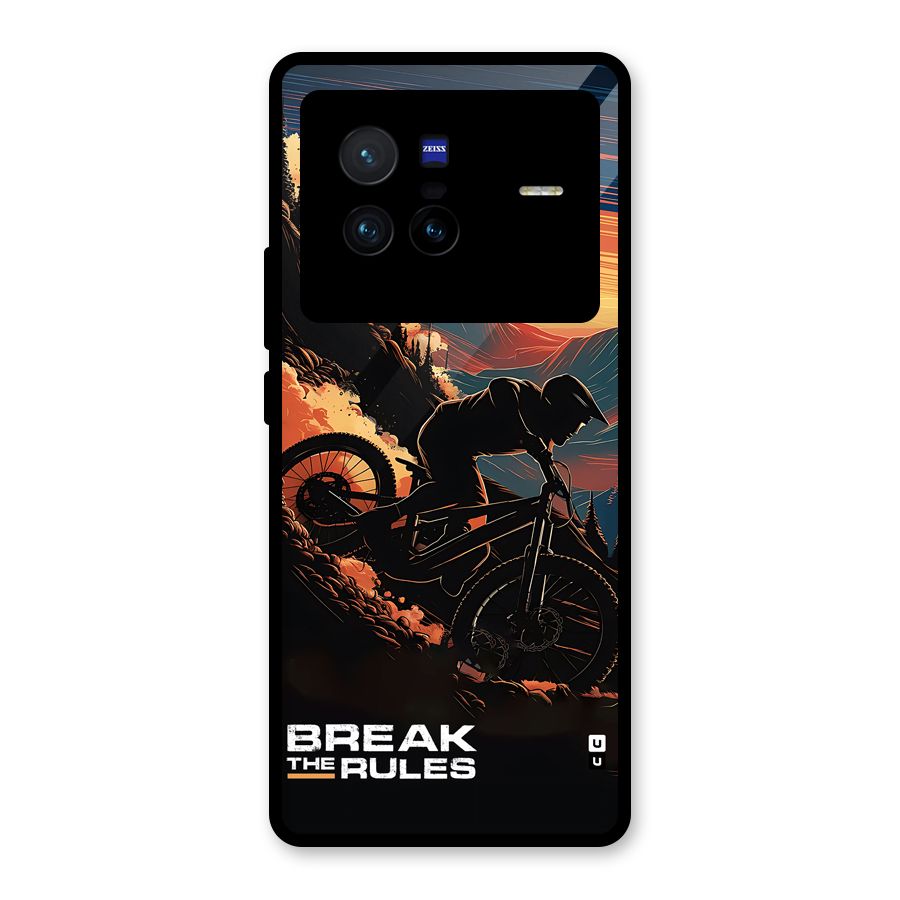 Break The Rules Glass Back Case for Vivo X80