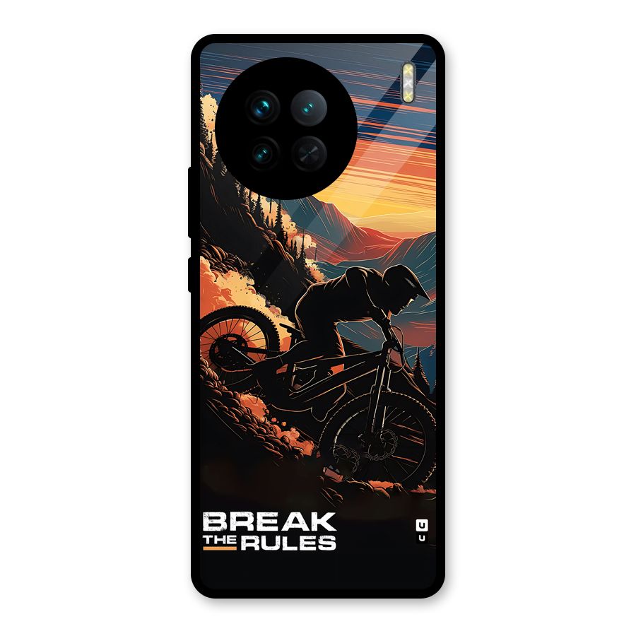 Break The Rules Glass Back Case for Vivo X90