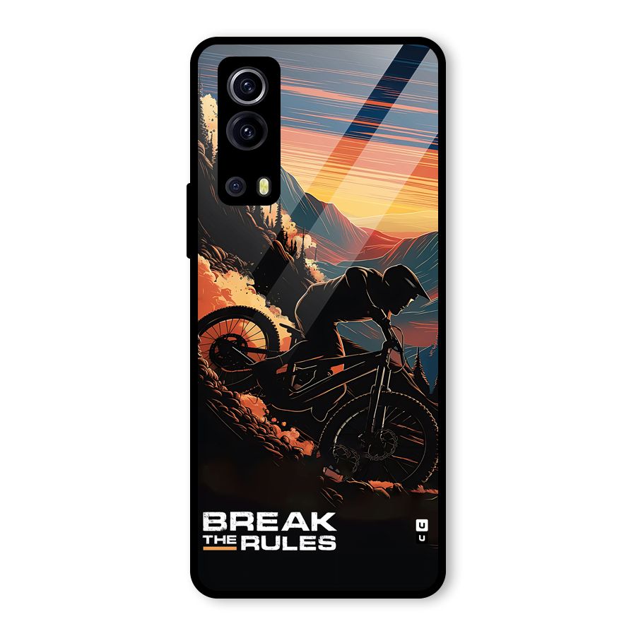 Break The Rules Glass Back Case for Vivo iQOO Z3