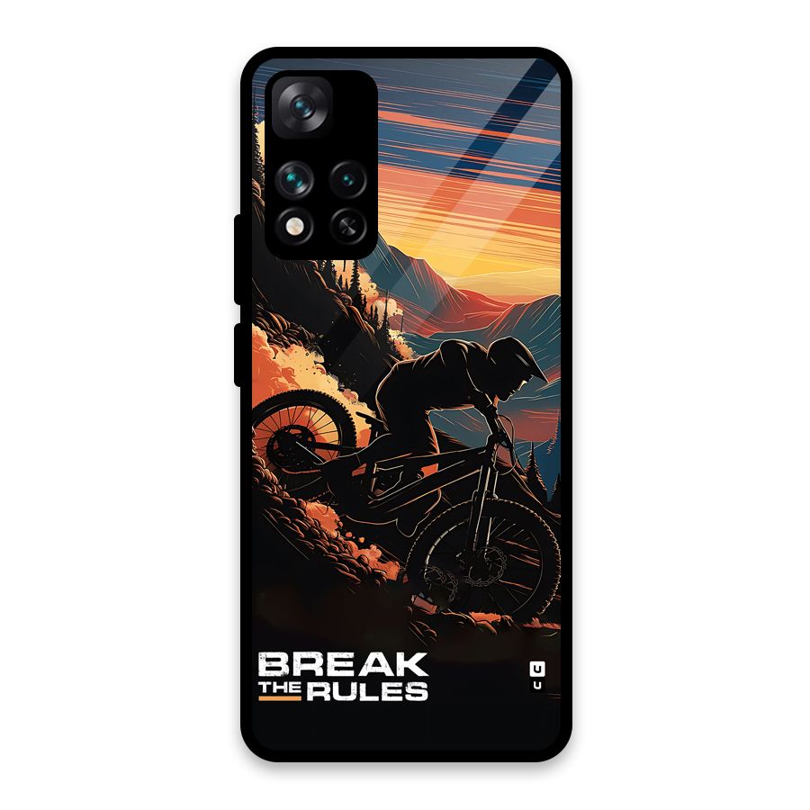 Break The Rules Glass Back Case for Xiaomi 11i HyperCharge 5G