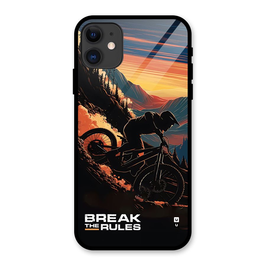 Break The Rules Glass Back Case for iPhone 11