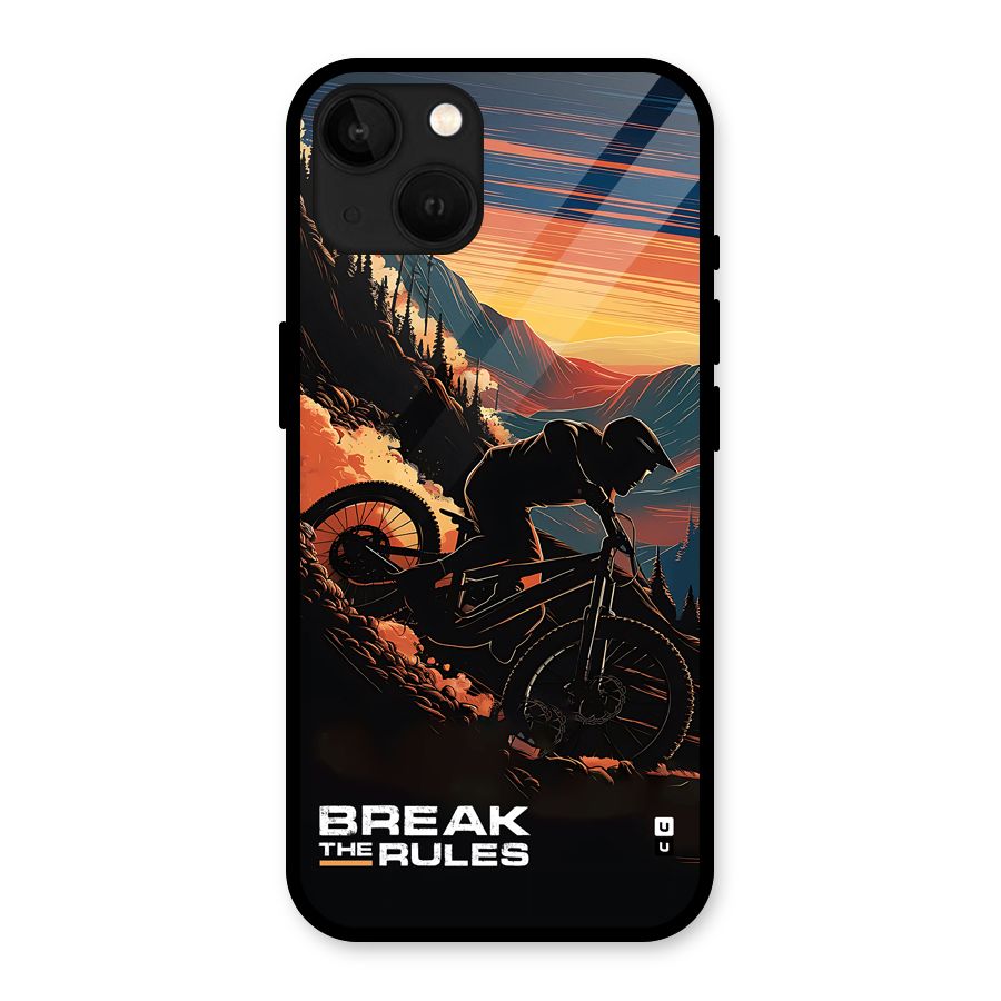 Break The Rules Glass Back Case for iPhone 13